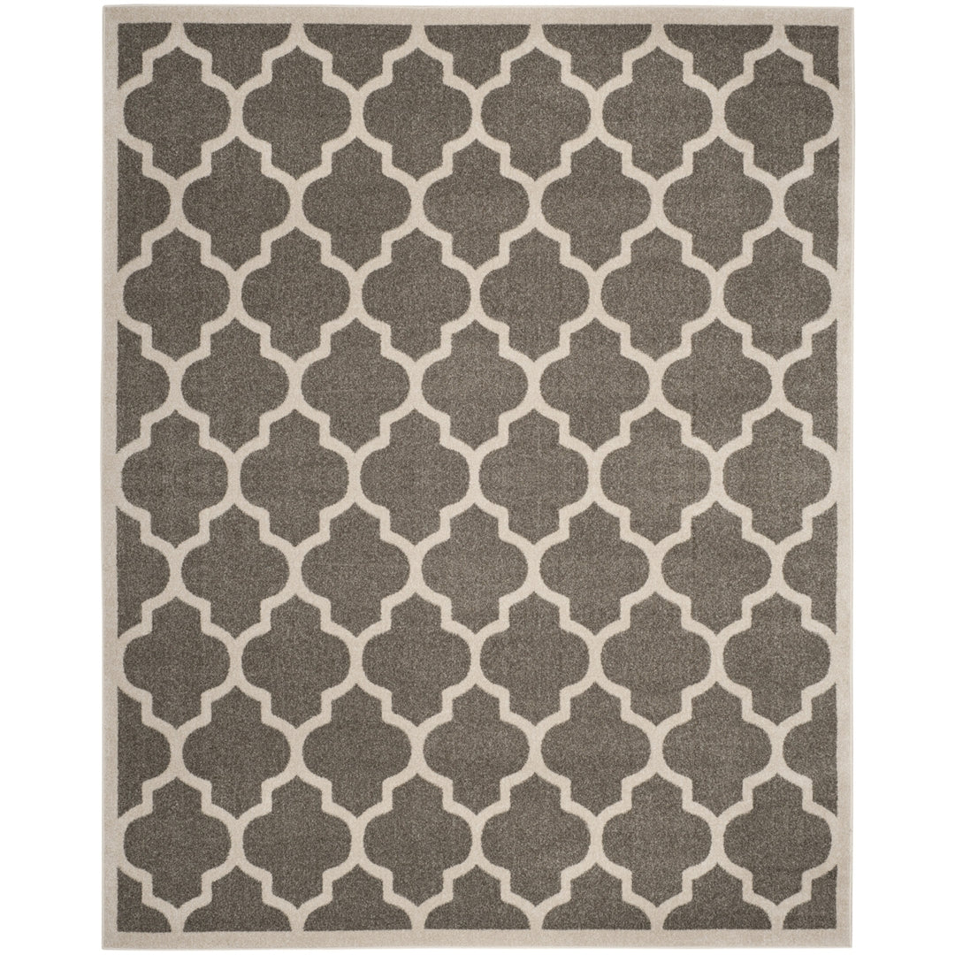 SAFAVIEH Amherst Collection AMTW420R Dark Grey/Beige Rug Image 1