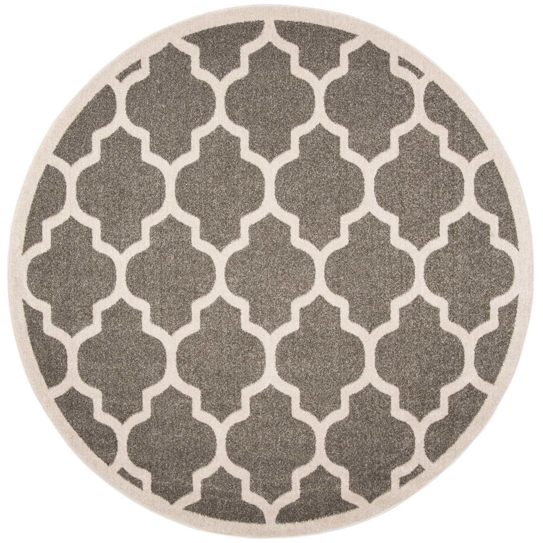 SAFAVIEH Amherst Collection AMTW420R Dark Grey/Beige Rug Image 4