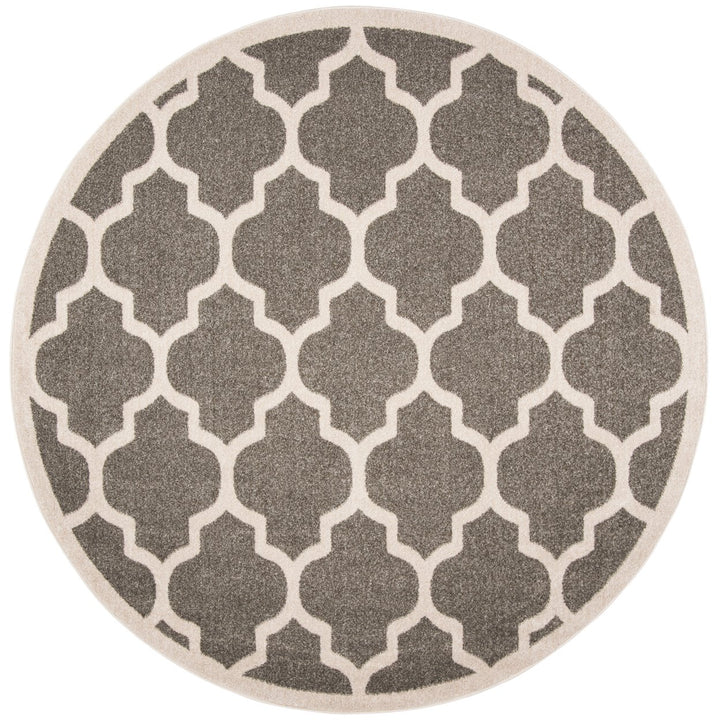 SAFAVIEH Amherst Collection AMTW420R Dark Grey/Beige Rug Image 1