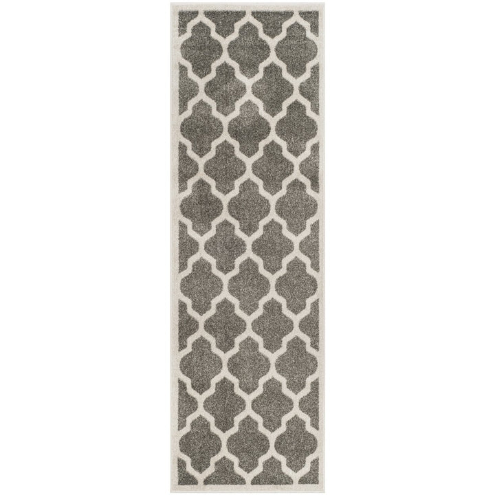 SAFAVIEH Amherst Collection AMTW420R Dark Grey/Beige Rug Image 1