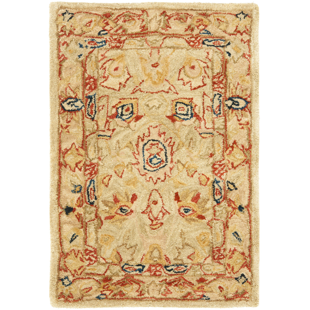 SAFAVIEH Anatolia AN514A Handmade Ivory / Beige Rug Image 2