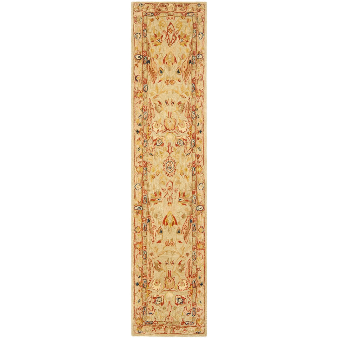 SAFAVIEH Anatolia AN514A Handmade Ivory / Beige Rug Image 1