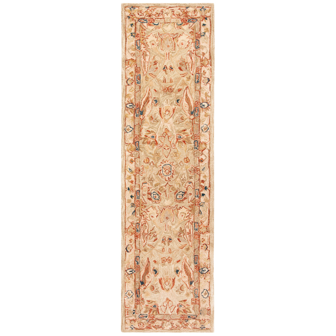 SAFAVIEH Anatolia AN514A Handmade Ivory / Beige Rug Image 4