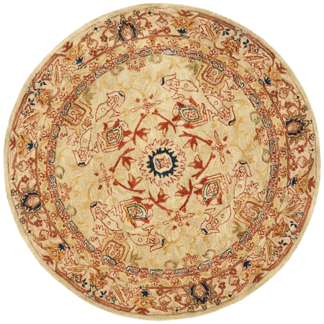 SAFAVIEH Anatolia AN514A Handmade Ivory / Beige Rug Image 7