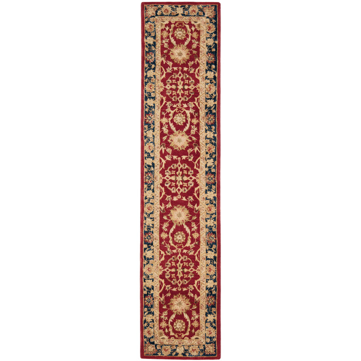 SAFAVIEH Anatolia AN517A Handmade Red / Navy Rug Image 3