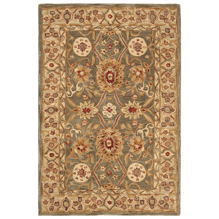 SAFAVIEH AN516A Anatolia Brown / Ivory Image 1