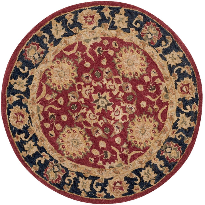 SAFAVIEH Anatolia AN517A Handmade Red / Navy Rug Image 7