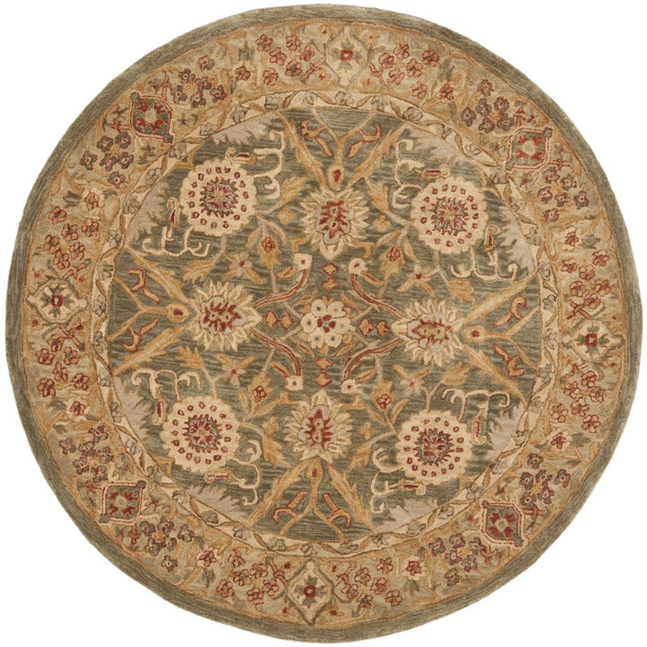 SAFAVIEH AN516A Anatolia Brown / Ivory Image 7