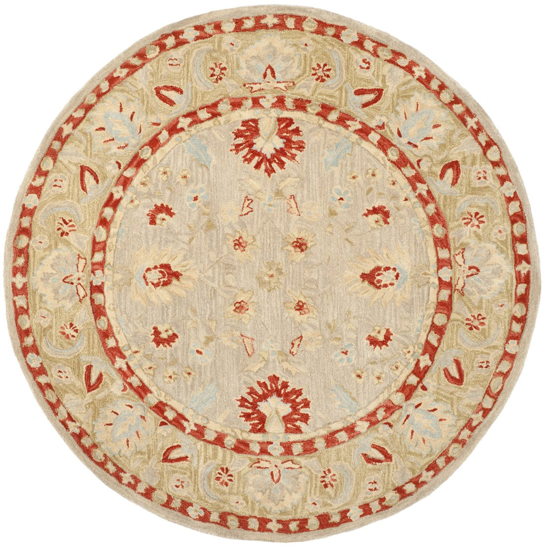 SAFAVIEH Anatolia AN517A Handmade Red / Navy Rug Image 9