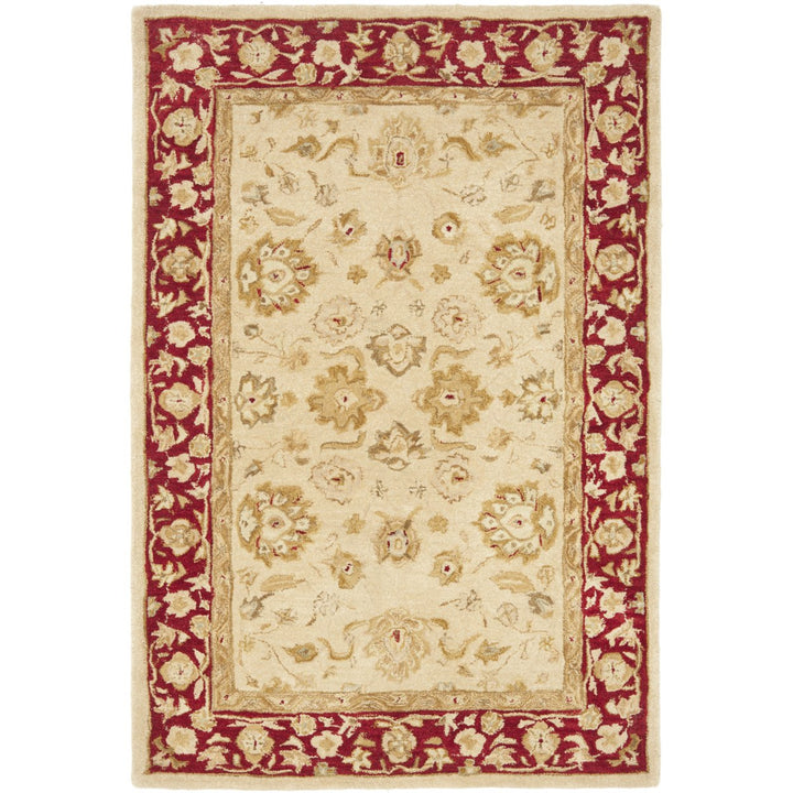 SAFAVIEH AN522C Anatolia Ivory / Red Image 1