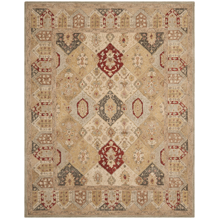 SAFAVIEH Anatolia AN530A Handmade Beige / Multi Rug Image 1