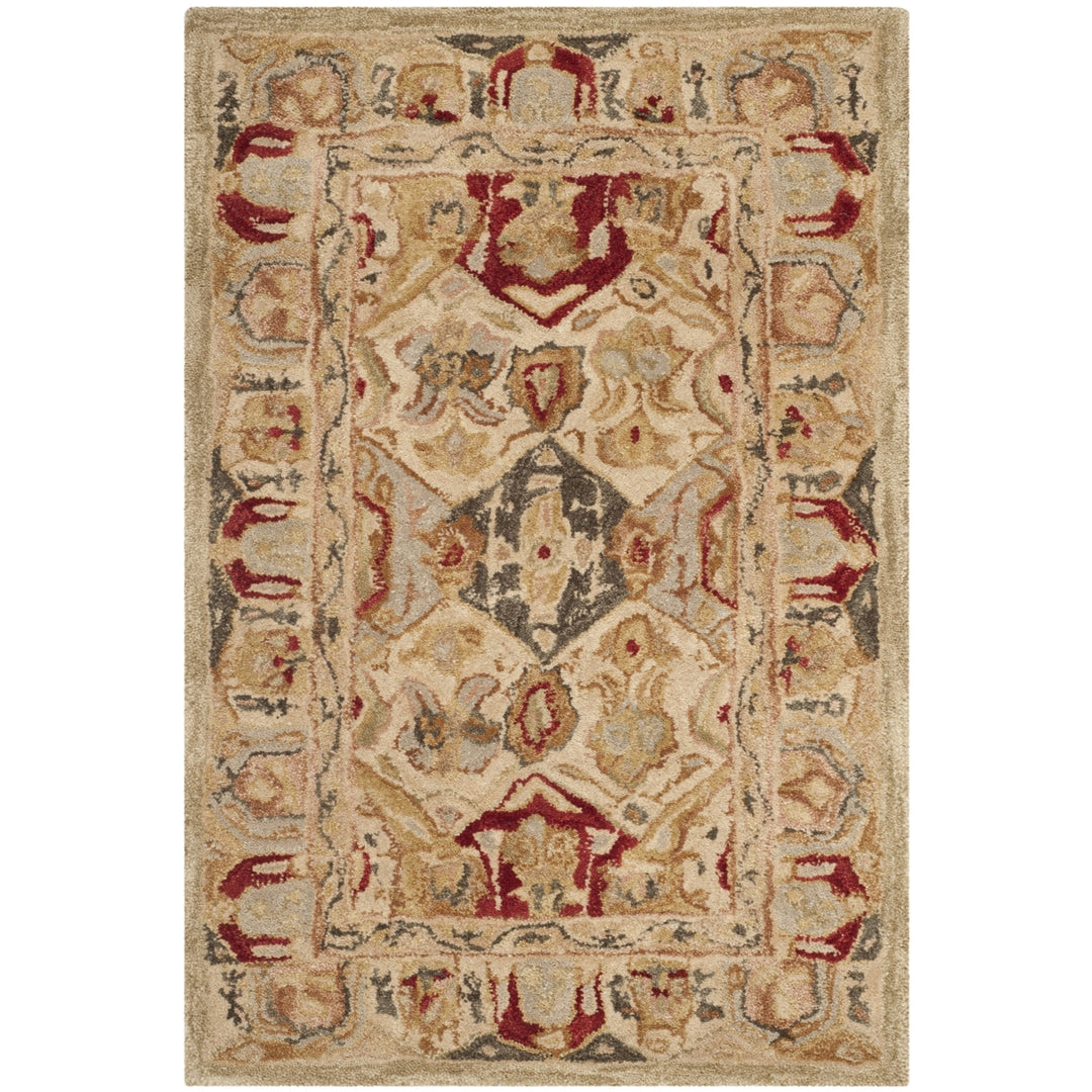 SAFAVIEH Anatolia AN530A Handmade Beige / Multi Rug Image 7