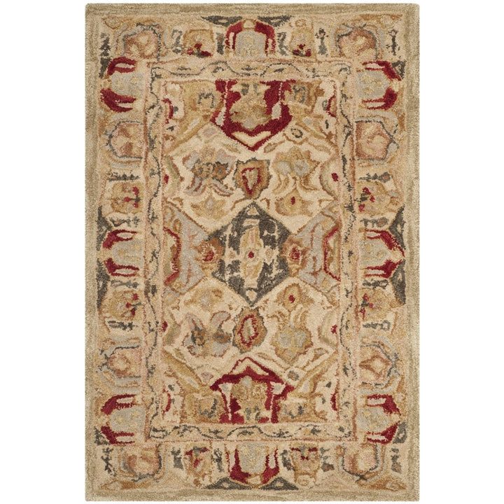 SAFAVIEH Anatolia AN530A Handmade Beige / Multi Rug Image 1