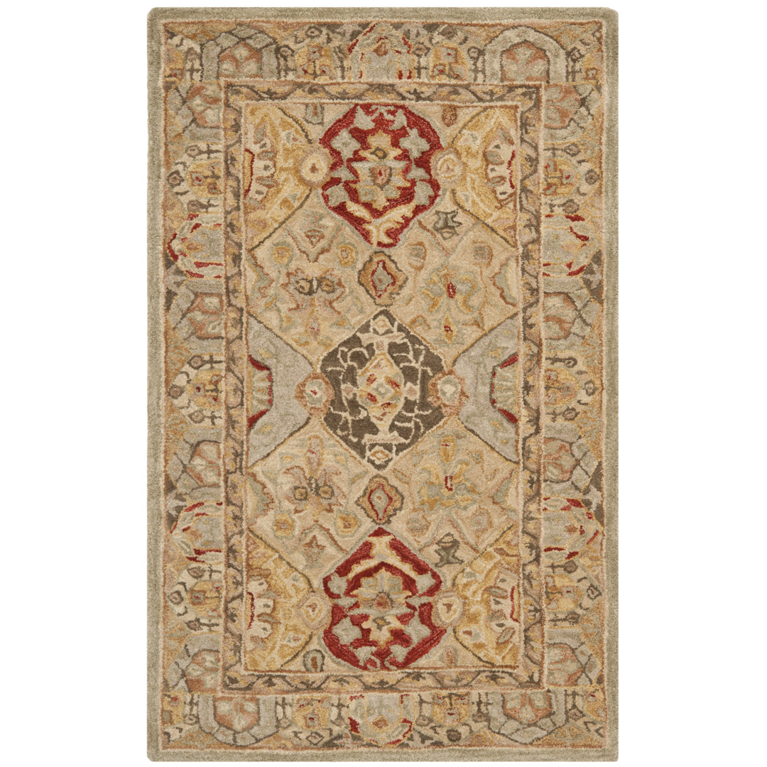 SAFAVIEH Anatolia AN530A Handmade Beige / Multi Rug Image 8