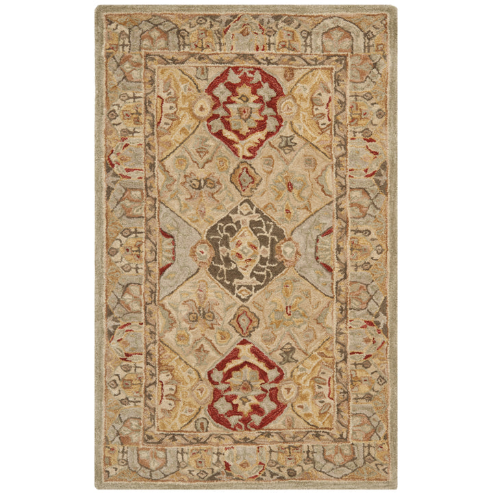 SAFAVIEH Anatolia AN530A Handmade Beige / Multi Rug Image 8