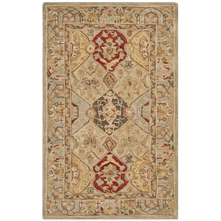 SAFAVIEH Anatolia AN530A Handmade Beige / Multi Rug Image 1