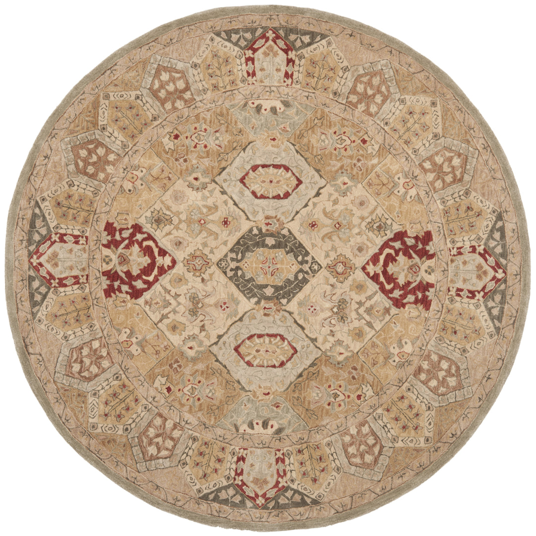 SAFAVIEH Anatolia AN530A Handmade Beige / Multi Rug Image 10