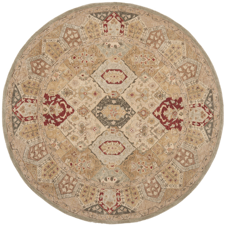 SAFAVIEH Anatolia AN530A Handmade Beige / Multi Rug Image 10