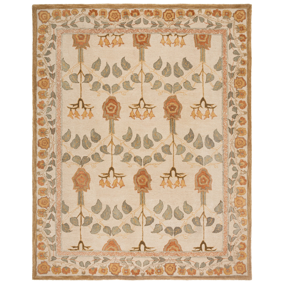 SAFAVIEH Anatolia Collection AN542A Handmade Ivory Rug Image 2