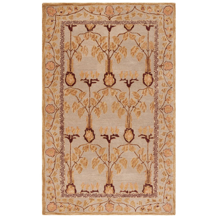 SAFAVIEH Anatolia AN542B Handmade Ivory / Gold Rug Image 1