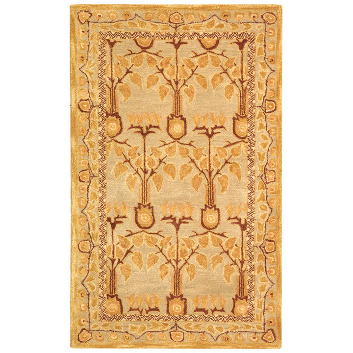 SAFAVIEH Anatolia AN542B Handmade Ivory / Gold Rug Image 6