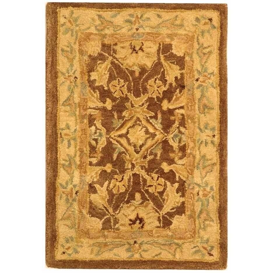 SAFAVIEH Anatolia AN545B Handmade Brown / Tan Rug Image 2