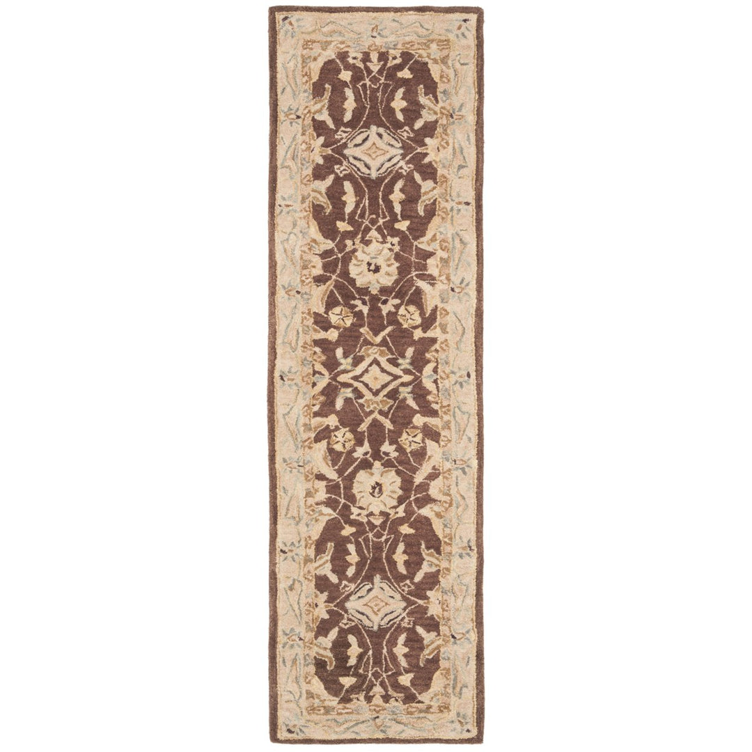 SAFAVIEH Anatolia AN545B Handmade Brown / Tan Rug Image 4