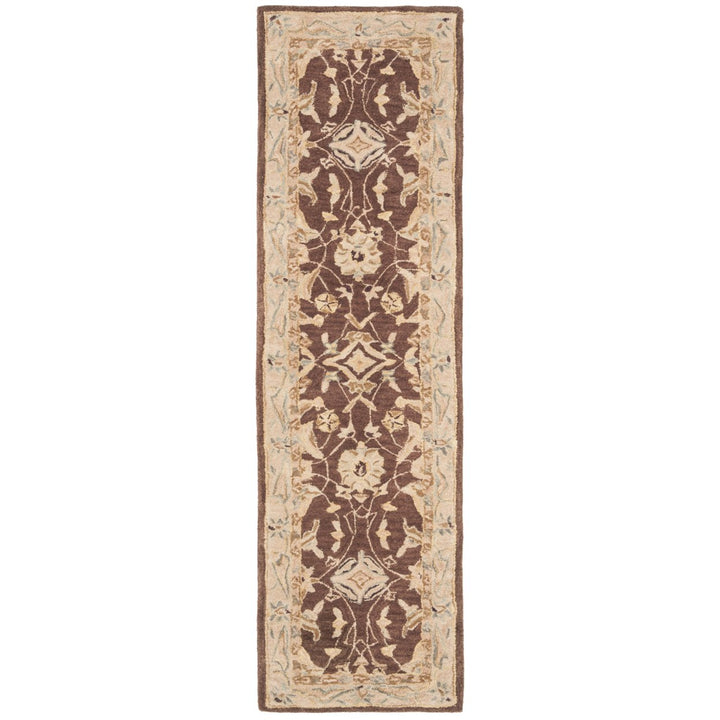 SAFAVIEH Anatolia AN545B Handmade Brown / Tan Rug Image 4