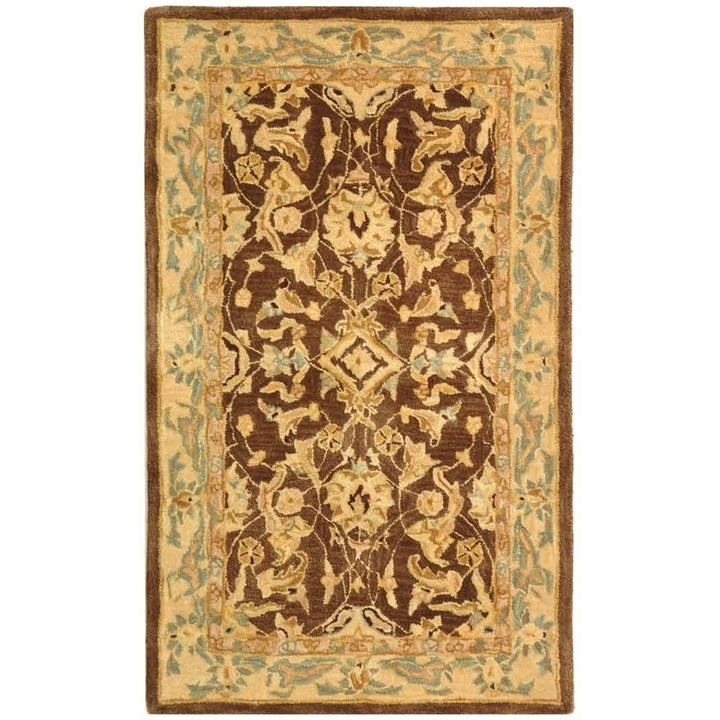 SAFAVIEH Anatolia AN545B Handmade Brown / Tan Rug Image 5