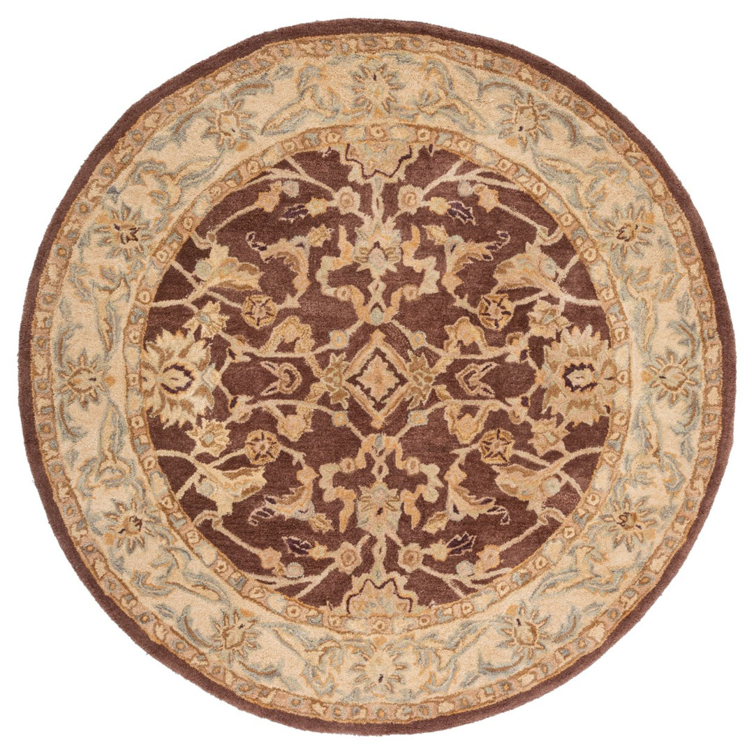 SAFAVIEH Anatolia AN545B Handmade Brown / Tan Rug Image 1