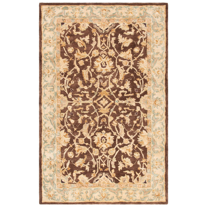 SAFAVIEH Anatolia AN545B Handmade Brown / Tan Rug Image 8