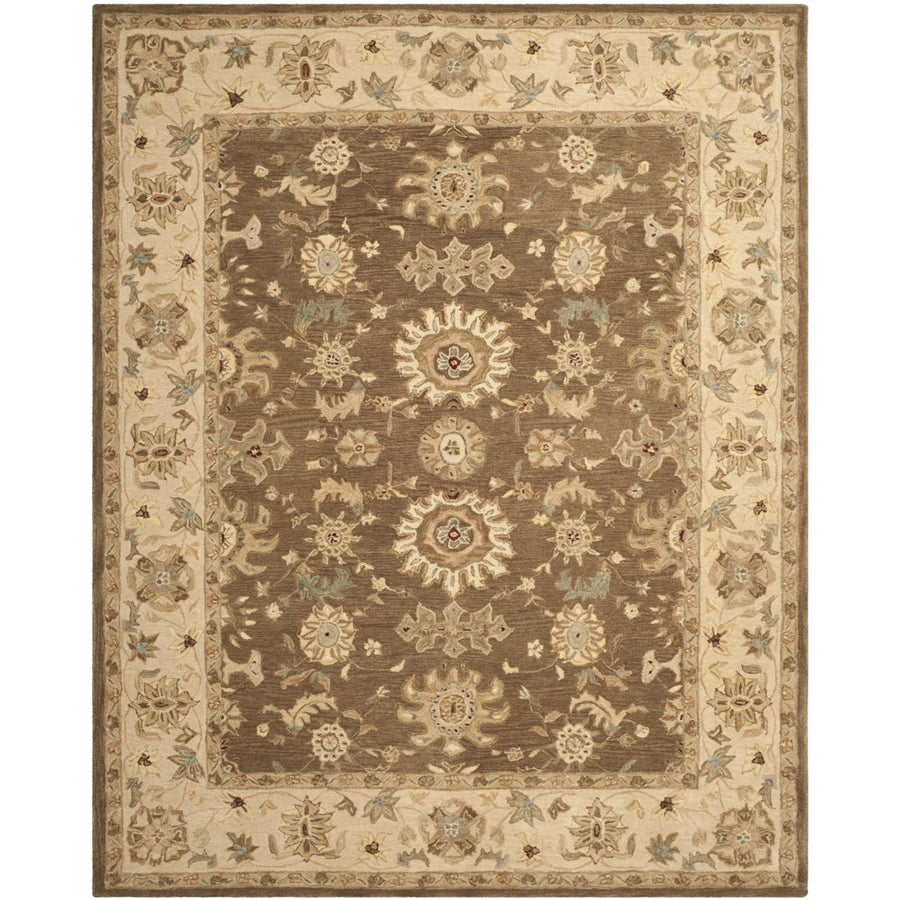 SAFAVIEH Anatolia AN557B Handmade Brown / Beige Rug Image 1