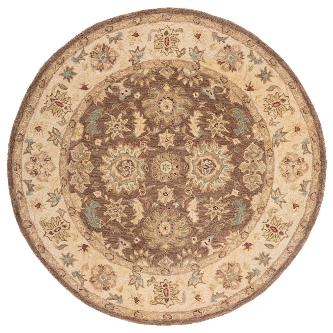 SAFAVIEH Anatolia AN557B Handmade Brown / Beige Rug Image 3