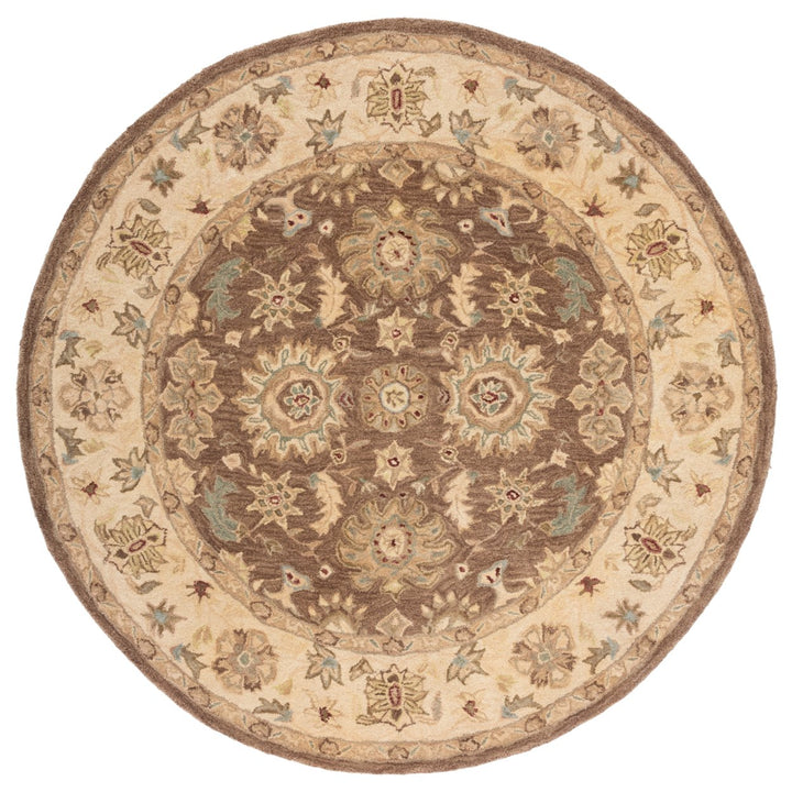 SAFAVIEH Anatolia AN557B Handmade Brown / Beige Rug Image 3