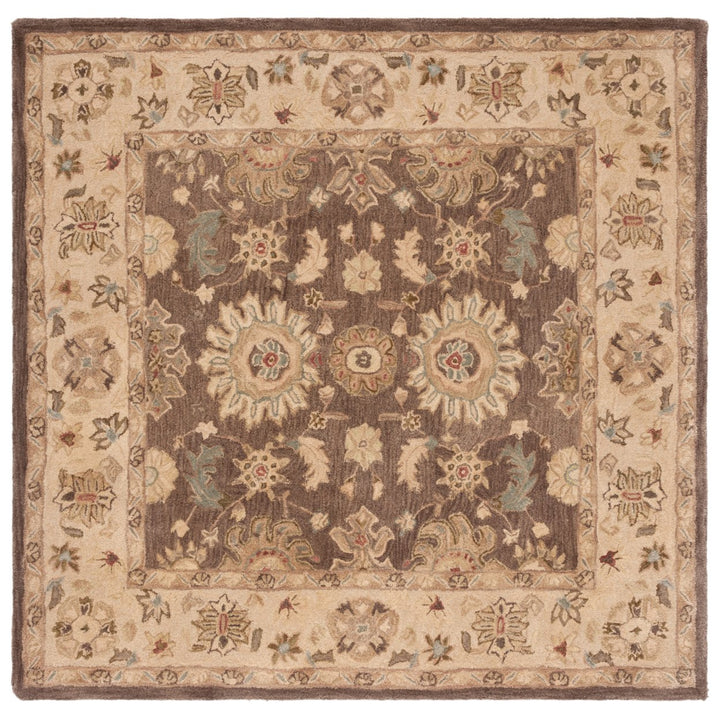 SAFAVIEH Anatolia AN557B Handmade Brown / Beige Rug Image 4