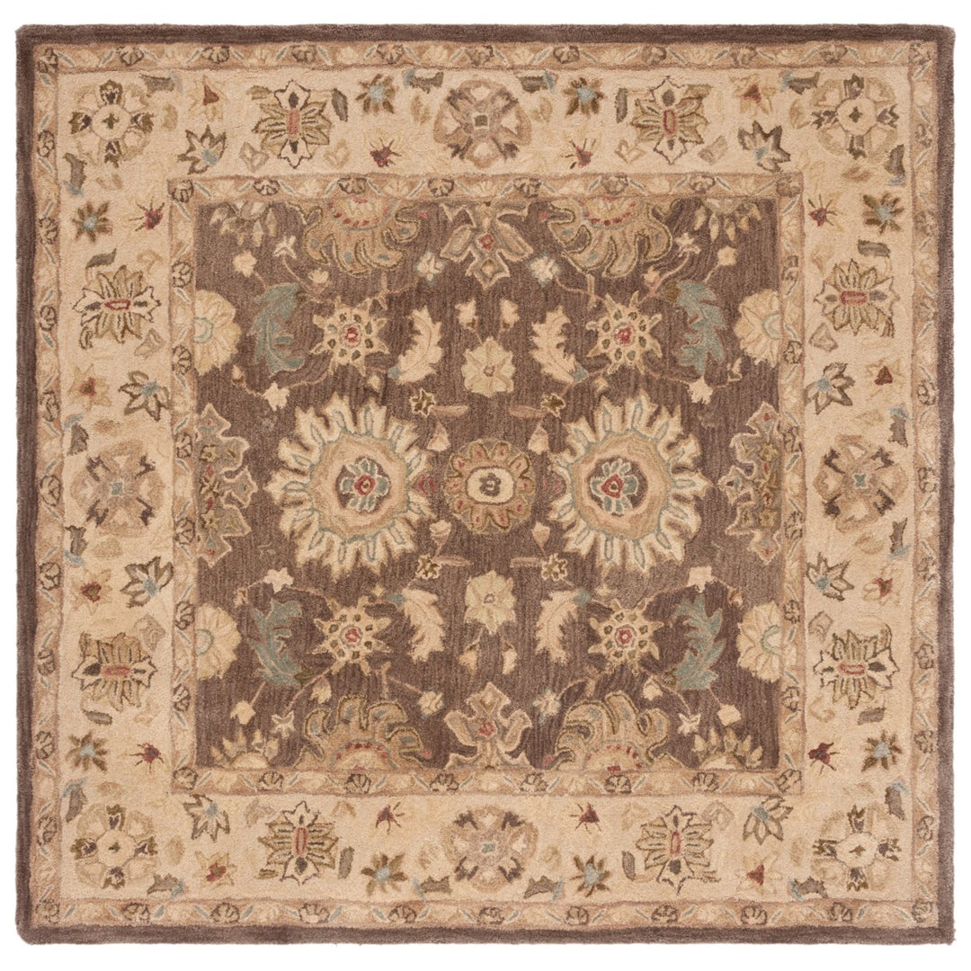 SAFAVIEH Anatolia AN557B Handmade Brown / Beige Rug Image 1