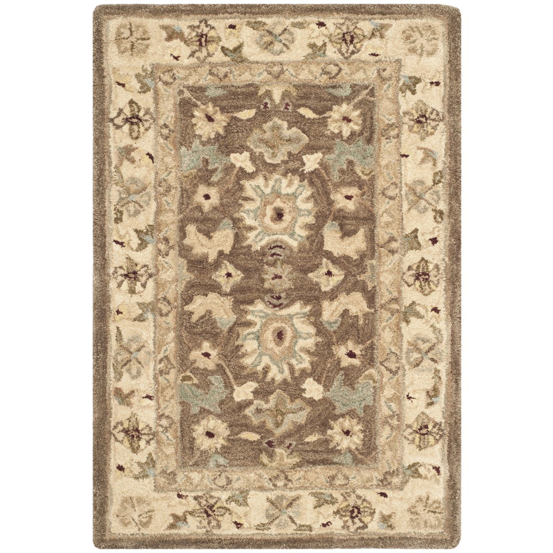 SAFAVIEH Anatolia AN557B Handmade Brown / Beige Rug Image 7