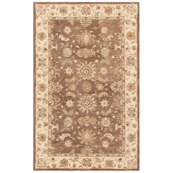 SAFAVIEH Anatolia AN557B Handmade Brown / Beige Rug Image 1