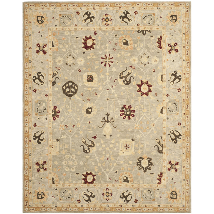 SAFAVIEH Anatolia AN559A Handmade Beige / Sage Rug Image 1