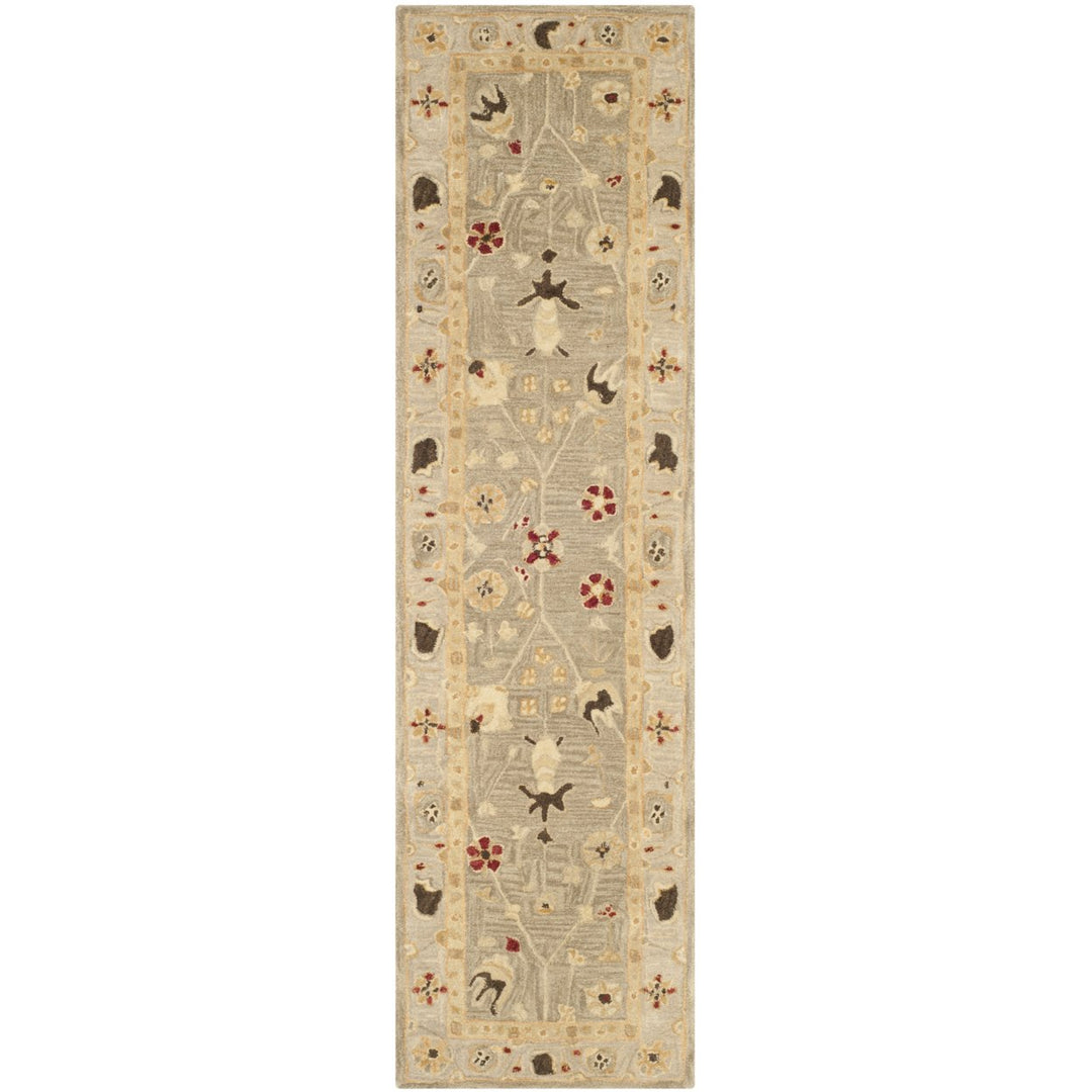 SAFAVIEH Anatolia AN559A Handmade Beige / Sage Rug Image 1