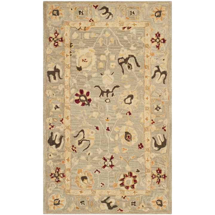 SAFAVIEH Anatolia AN559A Handmade Beige / Sage Rug Image 8