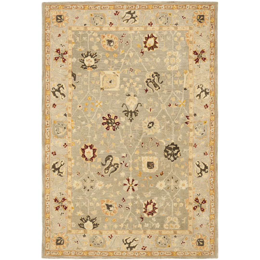 SAFAVIEH Anatolia AN559A Handmade Beige / Sage Rug Image 10