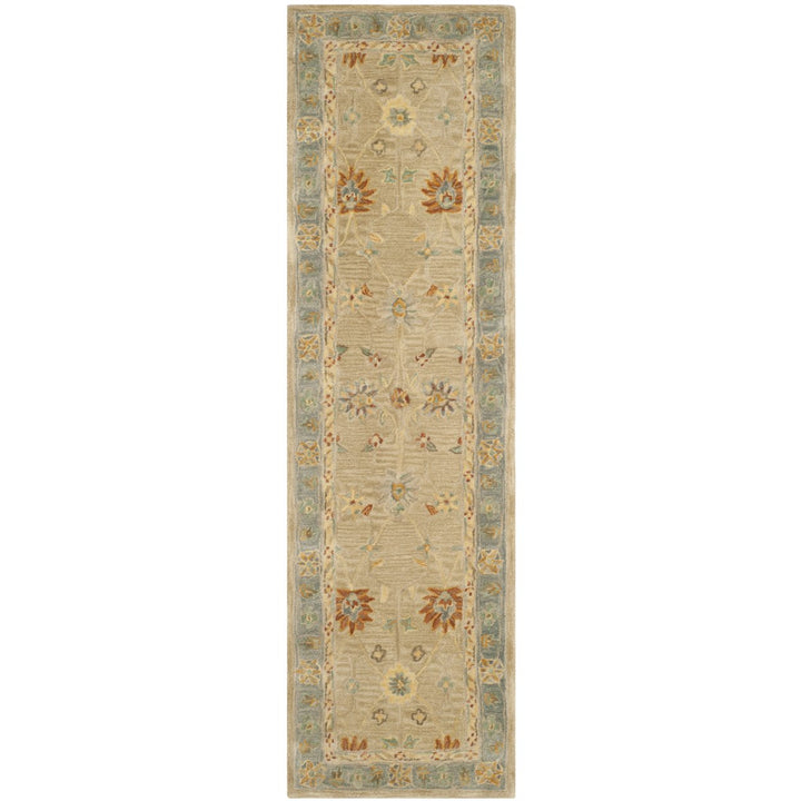 SAFAVIEH Anatolia AN561A Handmade Taupe / Grey Rug Image 5