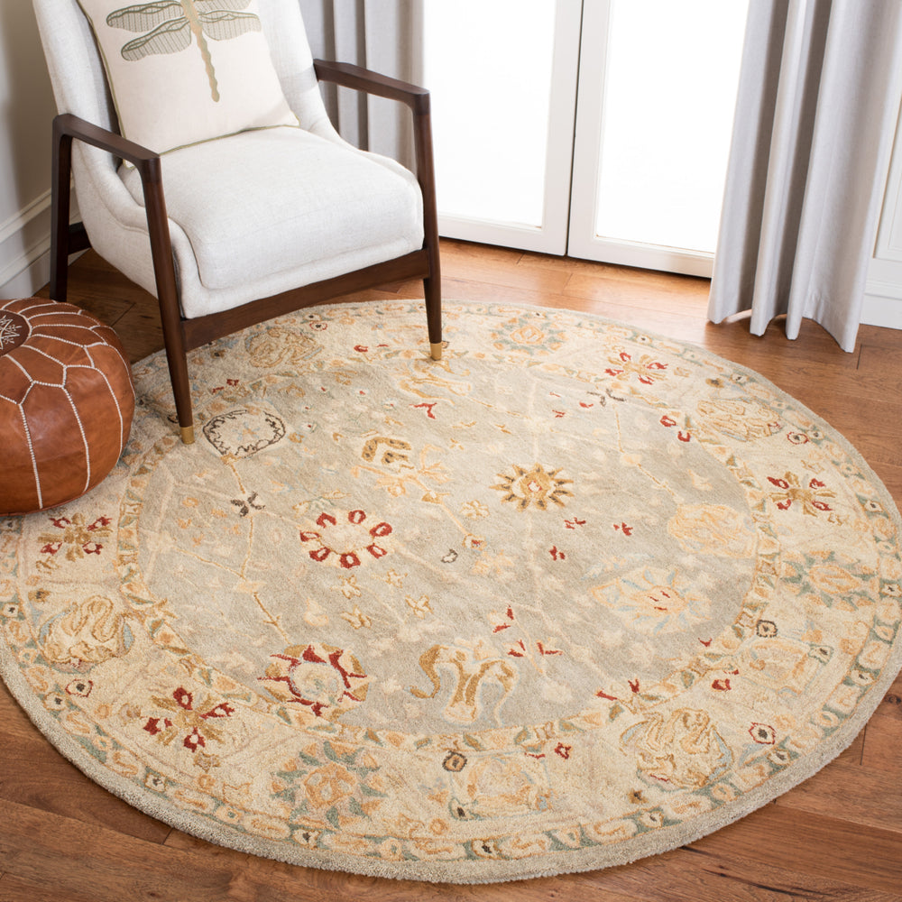 SAFAVIEH Anatolia AN559B Handmade Taupe / Beige Rug Image 2