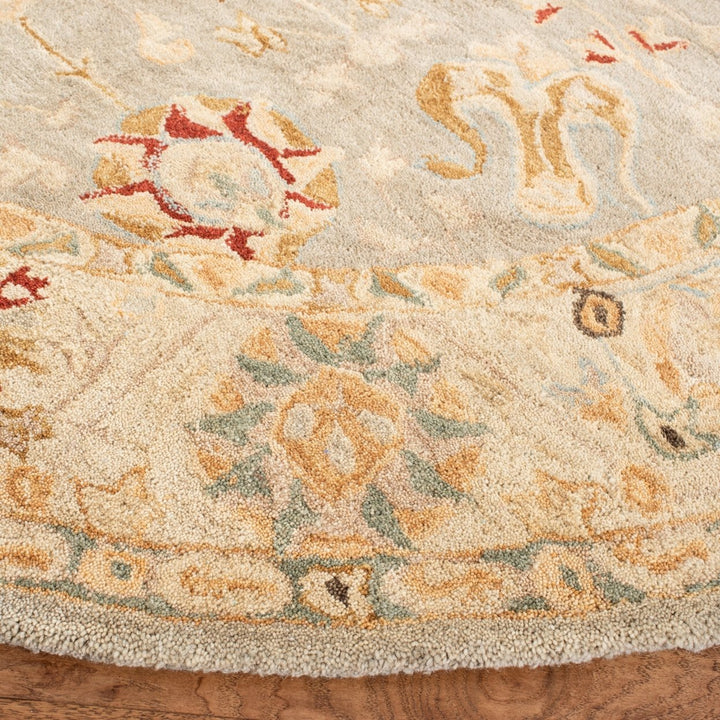 SAFAVIEH Anatolia AN559B Handmade Taupe / Beige Rug Image 6