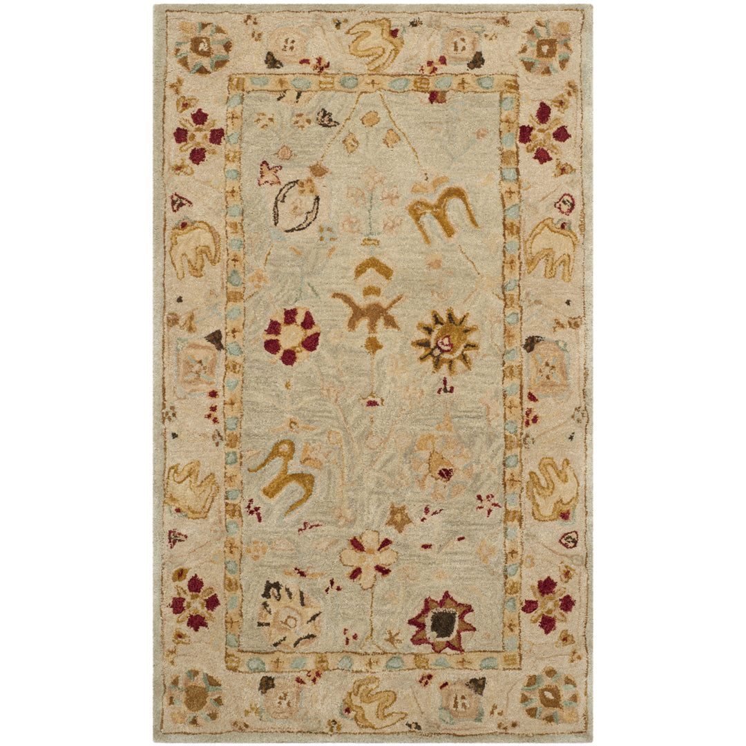 SAFAVIEH Anatolia AN559B Handmade Taupe / Beige Rug Image 7