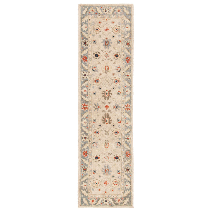 SAFAVIEH Anatolia AN569C Natural / Soft Turquoise Rug Image 5