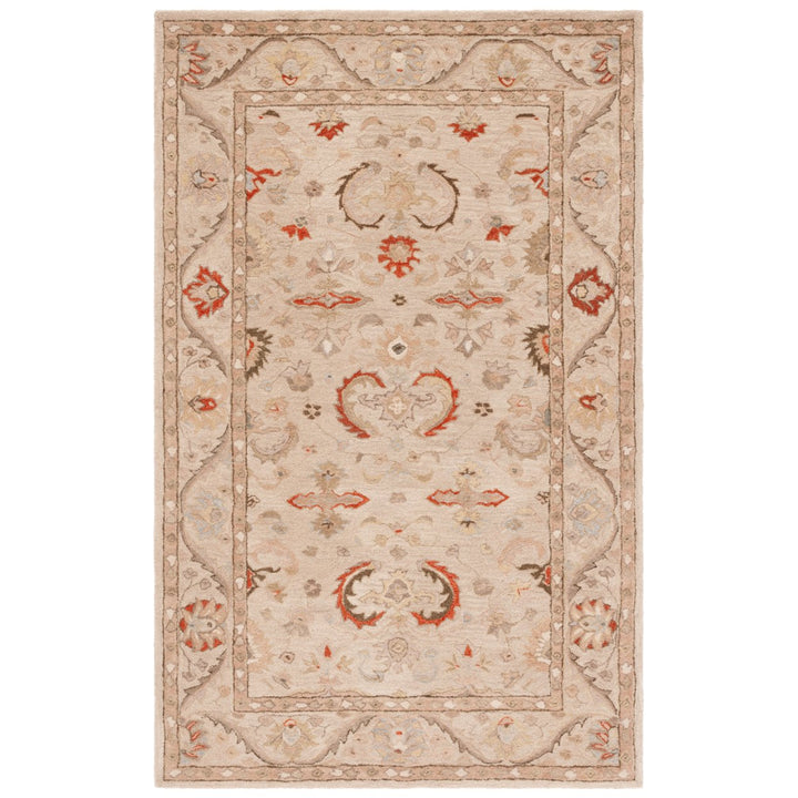 SAFAVIEH Anatolia AN570A Handmade Beige / Beige Rug Image 5