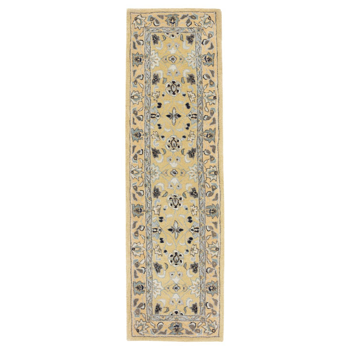 SAFAVIEH Anatolia AN580C Handmade Golden Pear /Smoke Rug Image 5