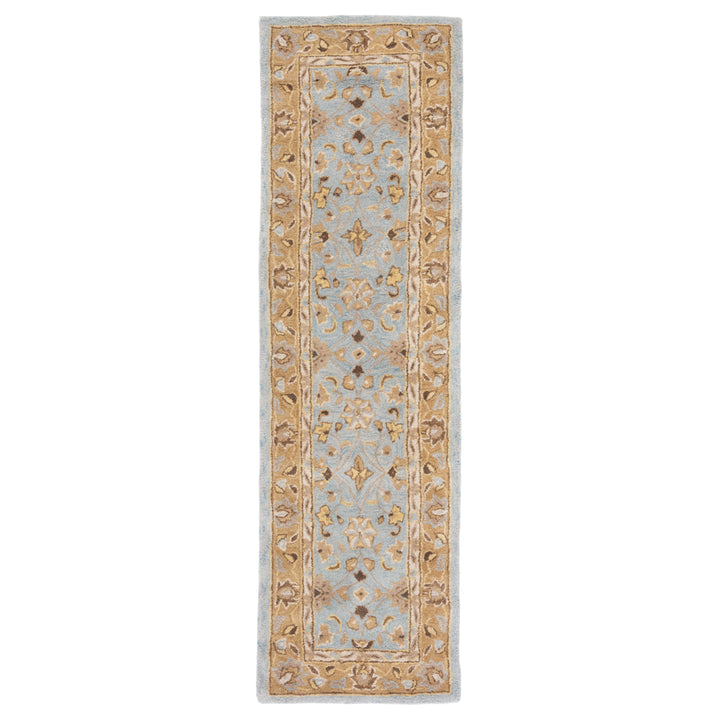 SAFAVIEH Anatolia AN580G Handmade Blue / Green Rug Image 5